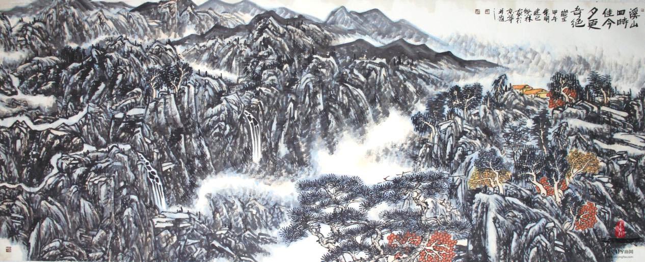 宋繁林《溪山四时佳》